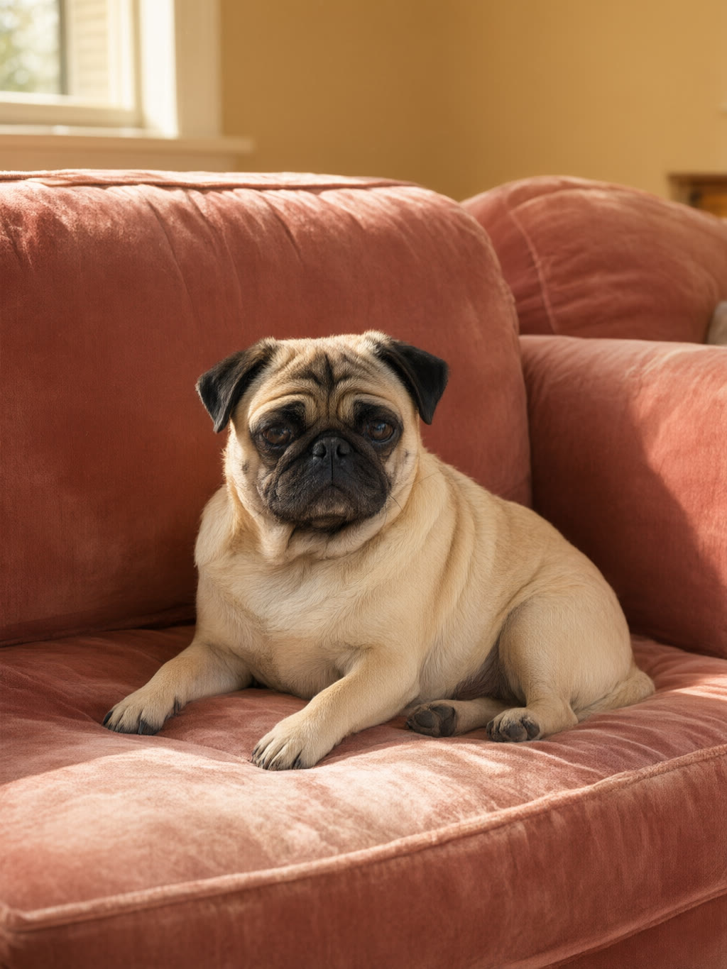 Sofa: The office is a cushion.