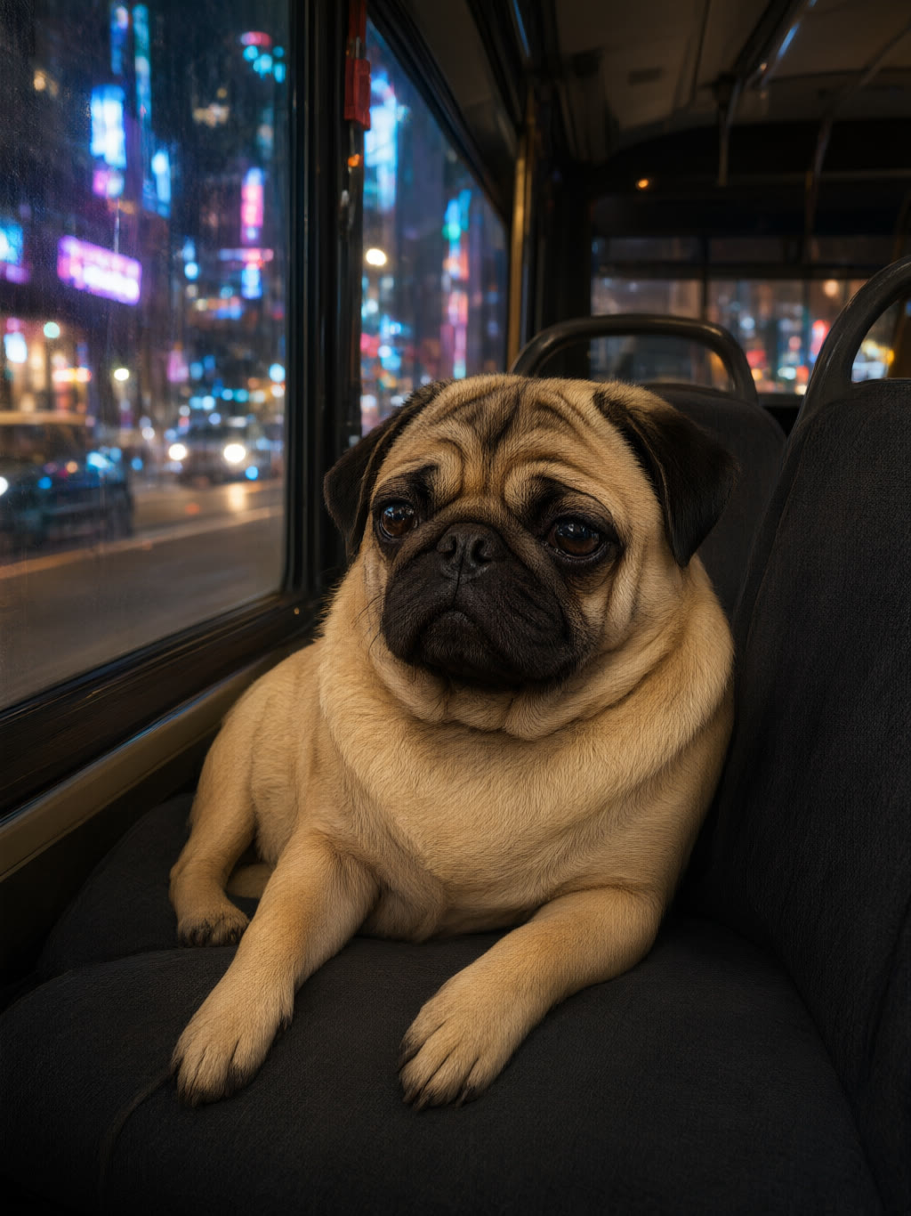 Night bus: The route has a job. He does not.