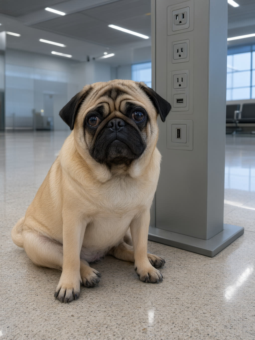 Terminal: Delayed forever. Perfect.