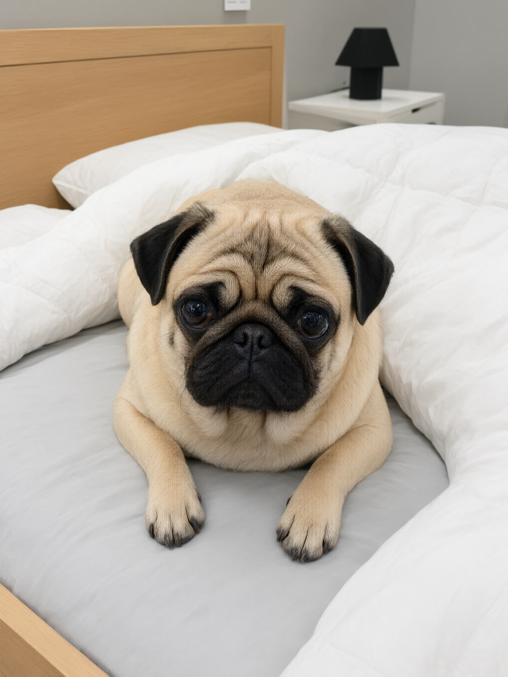 Showroom: This bed is not for sale to him.