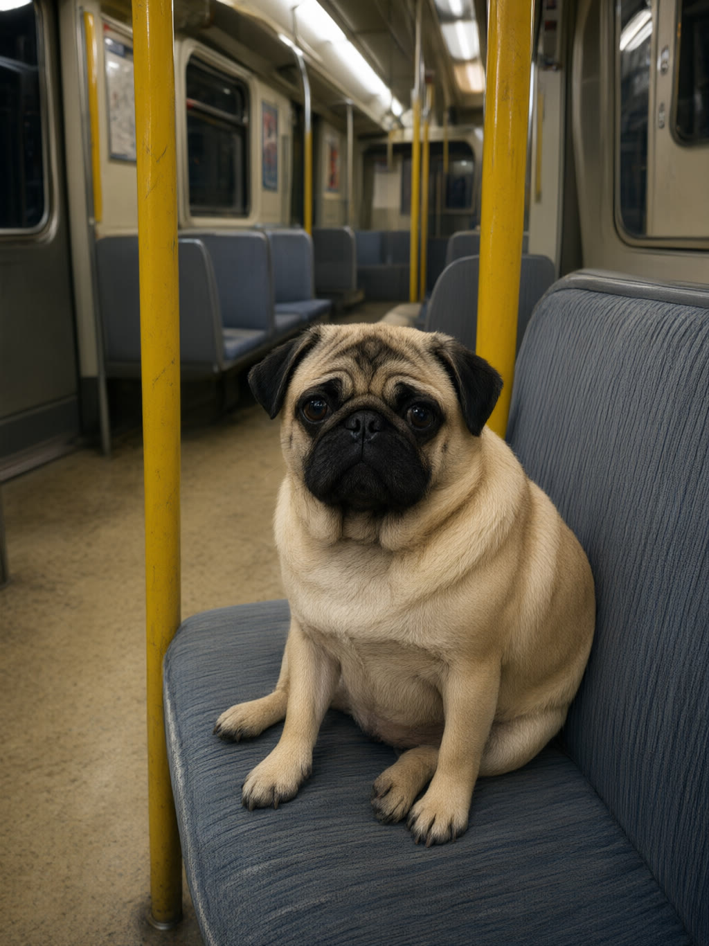 Subway: The train has a job. He does not.