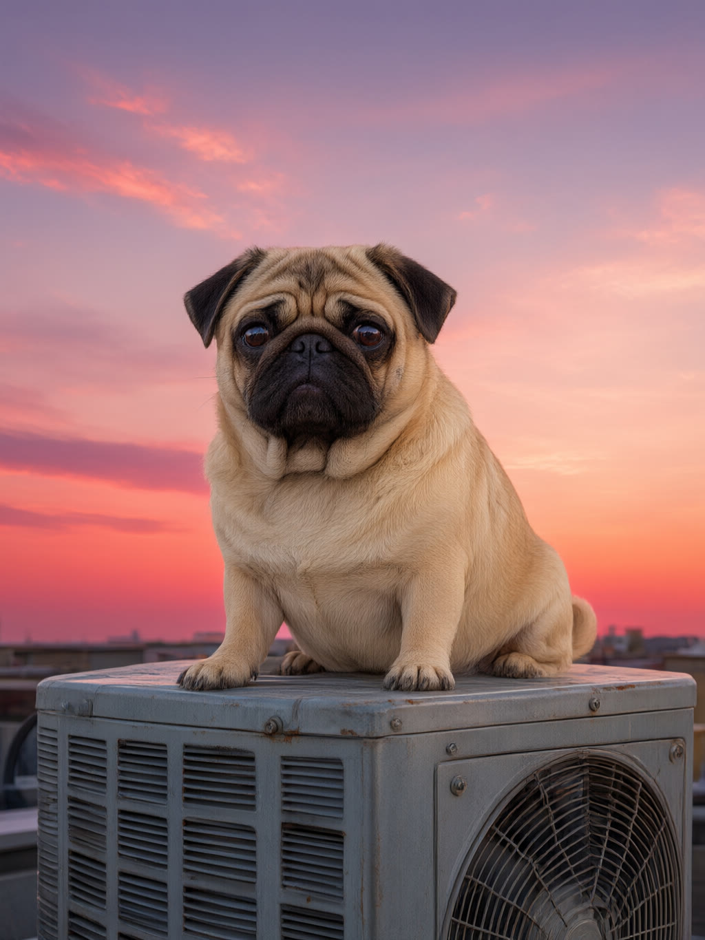 AC: The unit hums. That is enough industry.