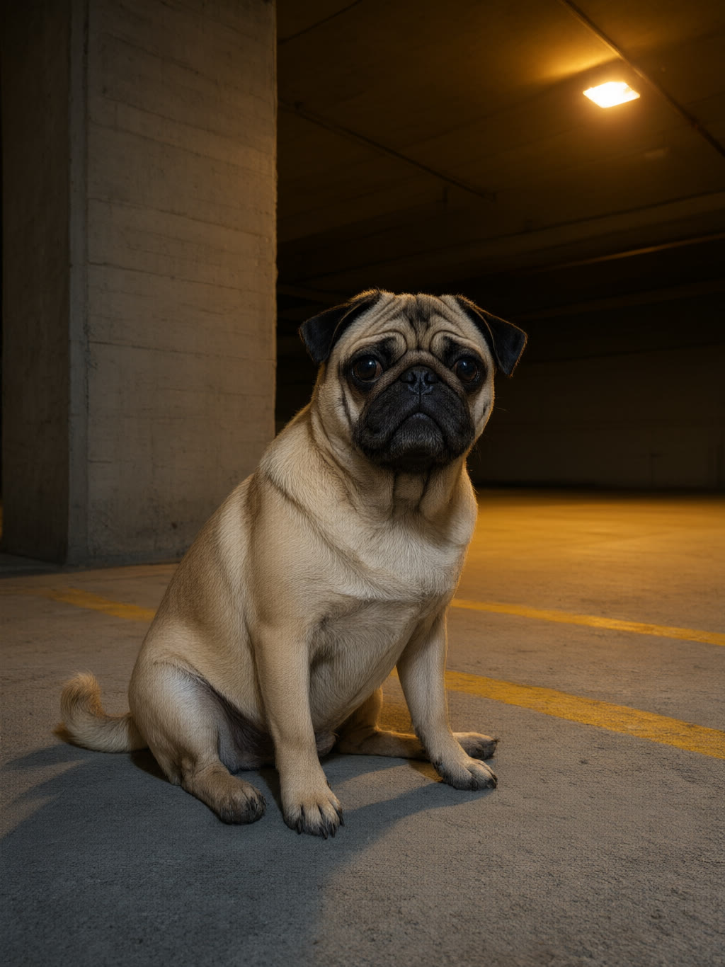 Garage: One lamp. Zero errands.